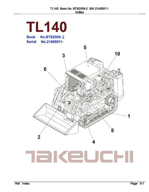 takeuchi skid steer tl140 specs|takeuchi tl140 operators manual.